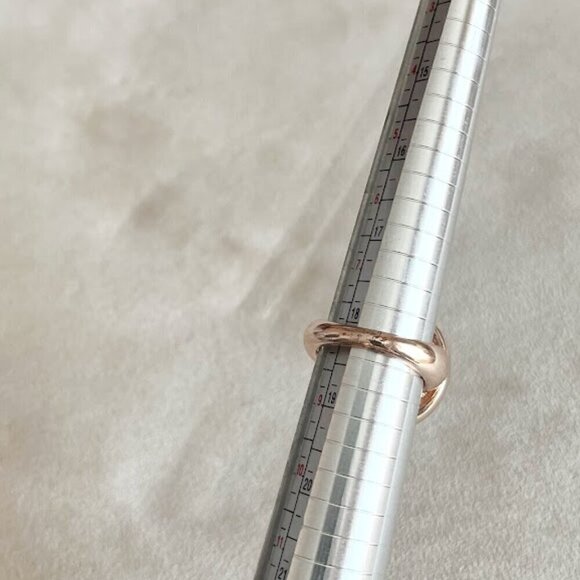 Rose Gold Pave 8 Point Starburst Stamp Fashion Costume Statement Ring - Picture 3 of 11